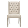 Diana Light Sand Upholstery and Light Warm Wash Wood Legs Dining ChairModel DOV1533