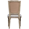 Arthas Light Sand Upholstery and Antique Bleached Wood Finish Dining ChairModel DOV1534