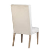 Vernon Off White Upholstery and Light Warm Wash Wood Legs Dining ChairModel DOV1538