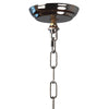 Irwin White with Grey Pattern and Chrome Finish Pendant LightModel DOV16013