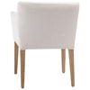 Lowell White and Natural Wood Finish Dining ChairModel DOV17134