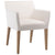 Lowell White and Natural Wood Finish Dining ChairModel DOV17134