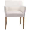 Lowell White and Natural Wood Finish Dining ChairModel DOV17134