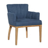 Tela Blue and Natural Wood Finish Dining ChairModel DOV17152BL