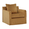 Blanc Mustard Swivel ChairModel DOV17158