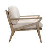 Colmar Cream and Light Warm Wash Frame Occasional ChairModel DOV17159