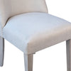 Berendo Salt and Pepper Upholstery and Light Warm Wash Legs Dining ChairModel DOV18105