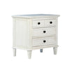 Lugano Whitewash Finish Nightstand Model DOV18127