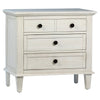 Lugano Whitewash Finish Nightstand Model DOV18127