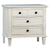 Lugano Whitewash Finish Nightstand Model DOV18127