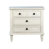 Lugano Whitewash Finish Nightstand Model DOV18127