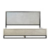 Marino Antique Light Grey Wash and Black Frame Bed Model DOV18131EK