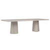 Arya Whitewash Finish Dining TableModel DOV18154