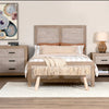 Roux Light and Grey Warm Wash Finish Bed Model DOV18161Q-LTWW