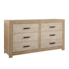 Roux Light and Grey Warm Wash Finish Dresser Model DOV18162-LTWW