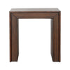 Rios Dark Brown Side TableModel DOV18185-BRWN