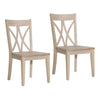 Cody Light Natural Dining Chair Set Of 2 Model DOV18194-LTNT