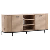 Phelps Light Natural and Black Sideboard Model DOV18198-LTNT