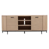 Phelps Light Natural and Black Sideboard Model DOV18198-LTNT