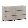 Silvia Light Grey and Black Dresser Model DOV18202-LTGY