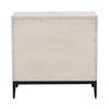 Silvia Light Grey and Black Nightstand Model DOV18203-LTGY