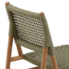 Francisca Green and Natural Outdoor Dining Chair Set Of 2Model DOV18809-GREN