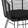 Ishani Black Finish Outdoor Dining Chair Set Of 2Model DOV18810