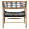 Chloe Black Finish Outdoor Occasional Chair Model DOV18818BK