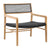 Chloe Black Finish Outdoor Occasional Chair Model DOV18818BK