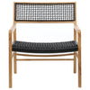 Chloe Black Finish Outdoor Occasional Chair Model DOV18818BK