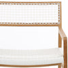 Chloe White Finish Outdoor Occasional Chair Model DOV18818WH