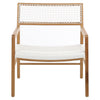 Chloe White Finish Outdoor Occasional Chair Model DOV18818WH