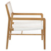 Chloe White Finish Outdoor Occasional Chair Model DOV18818WH