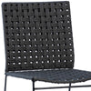 Forbes Black and Charcoal Finish Outdoor Dining Chair Model DOV18819