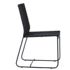 Forbes Black and Charcoal Finish Outdoor Dining Chair Model DOV18819