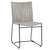 Abel Taupe Rope and Black Powder Coated Iron Outdoor Dining Chair Model DOV18828