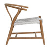 Jerico Natural and White and Light Gray Weave Occasional ChairModel DOV18836