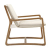 Moretti Natural and Ivory Upholstery Outdoor Occasional Chair Model DOV18837