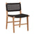 Albano Natural and Black Outdoor Dining Chair Model DOV18838BK