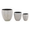 Cordero Ivory Planter Set Of 3Model DOV19207-IVRY