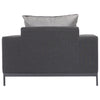 Atrim Suede Grey Occasional ChairModel DOV19534