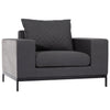 Atrim Suede Grey Occasional ChairModel DOV19534