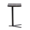 Lucy Black and Brass Tic-Tac-Toe Side Table Model DOV22023-BLCK