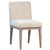 Daisy Natural Warm Wash Legs with Salt and Pepper Upholstery Dining ChairModel DOV24040