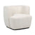 Karl Cream Upholstery with Black Base Occasional ChairModel DOV24086