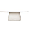 Turell Ivory Finish Outdoor Dining Table Model DOV24092