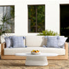 Turell Ivory Finish Outdoor Coffee Table Model DOV24093