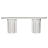 Caitie White Outdoor Dining Table Model DOV24099-WHIT