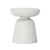 Gill White Outdoor Side Table Model DOV24105-WHIT