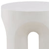 Hutchins Ivory Outdoor Side Table Model DOV24116-CREM